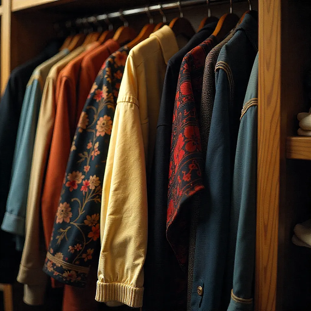 Coat folding technique demonstration